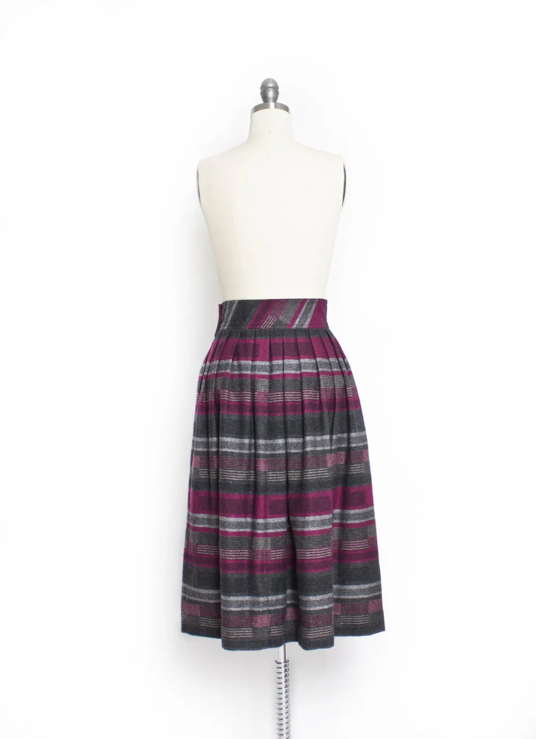 1980s Skirt DVF Diane Von Furstenberg Wool S