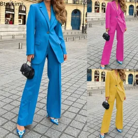 2024 Elegant Formal Blazer and Pants Set