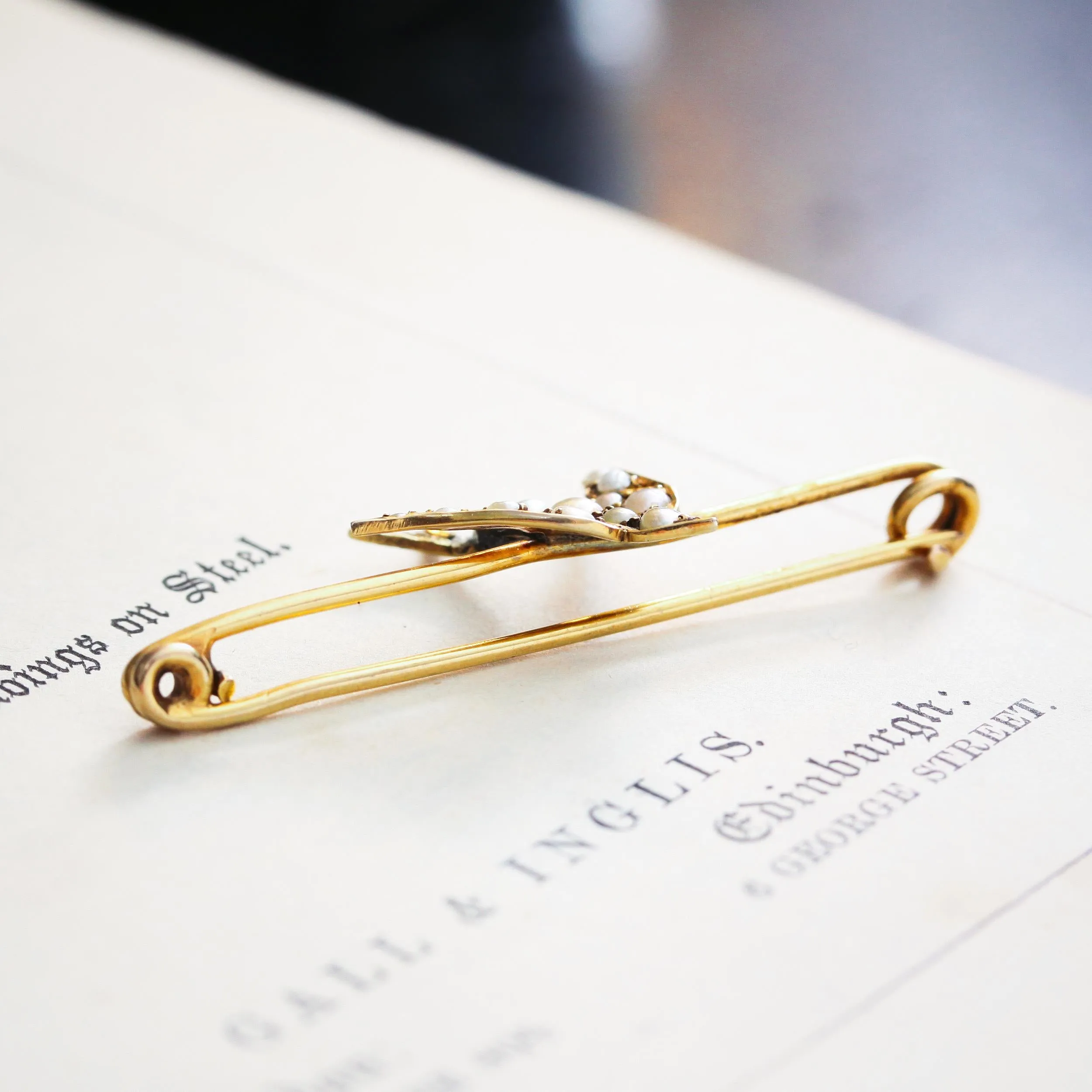 A Late Victorian Sweetheart Swallow Brooch