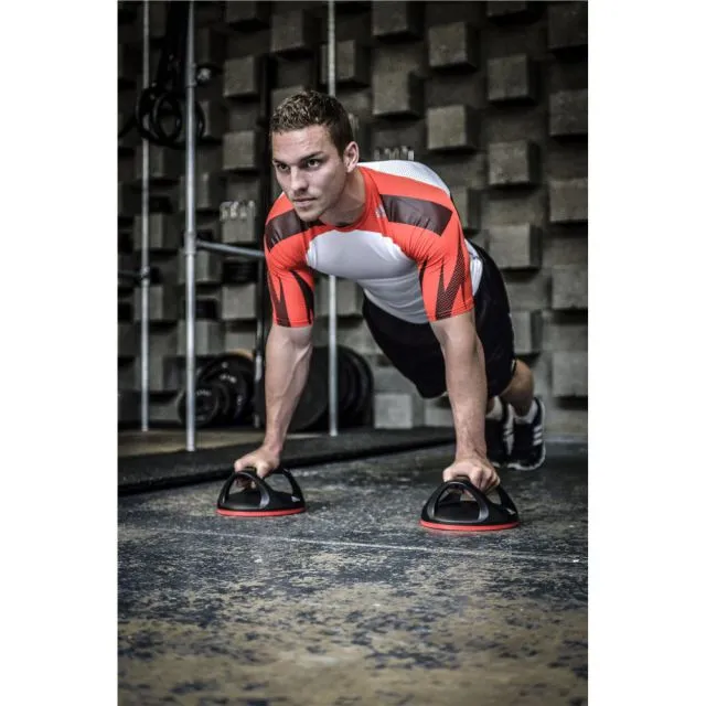 Adidas Accessories Swivel Fitness Bar Black/Red