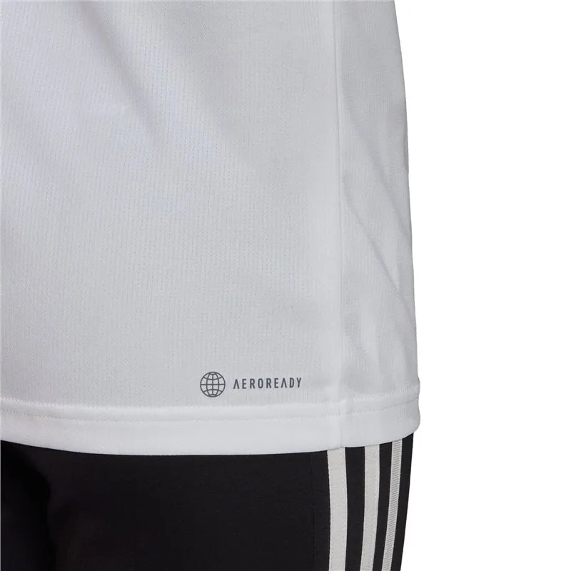 adidas Logo Boyfriend Sport Tee - Womens - White/Black