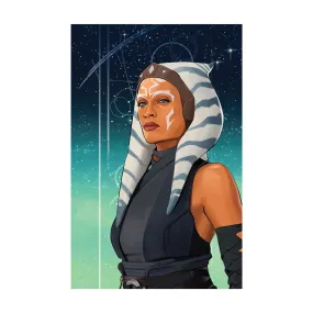 Ahsoka: Ahsoka Tano Gradient Poster        - Officially Licensed Star Wars Removable     Adhesive Decal
