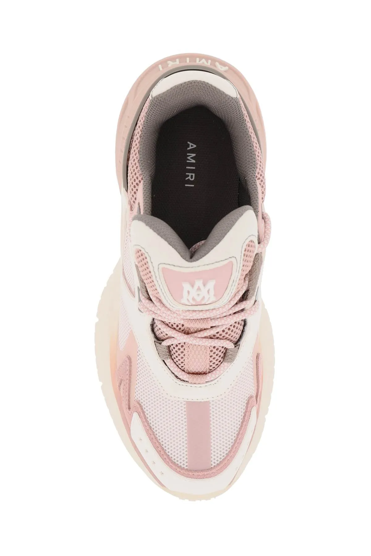 Amiri Mesh And Leather Ma Sneakers In 9 (Size - 38)