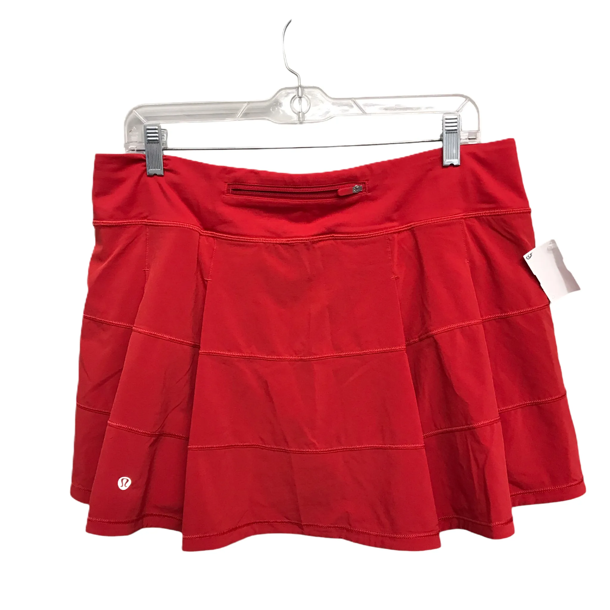Athletic Skirt By Lululemon In Red, Size: L