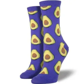 Avocado Women's Crew Socks