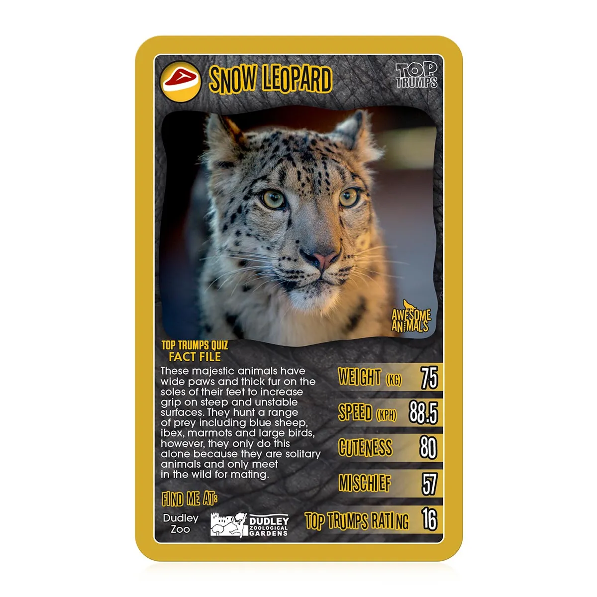Awesome Animals Top Trumps Classics Card Game