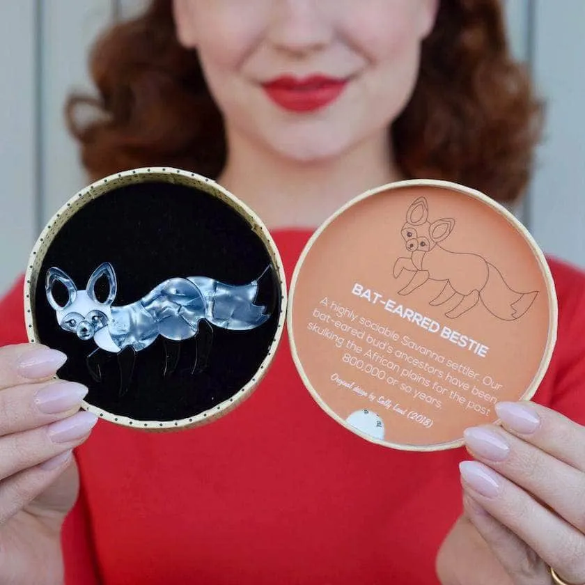 Bat-Eared Bestie Fox Brooch