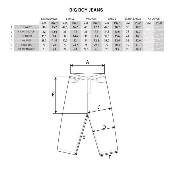 Big Boy Jeans (Light Blue)