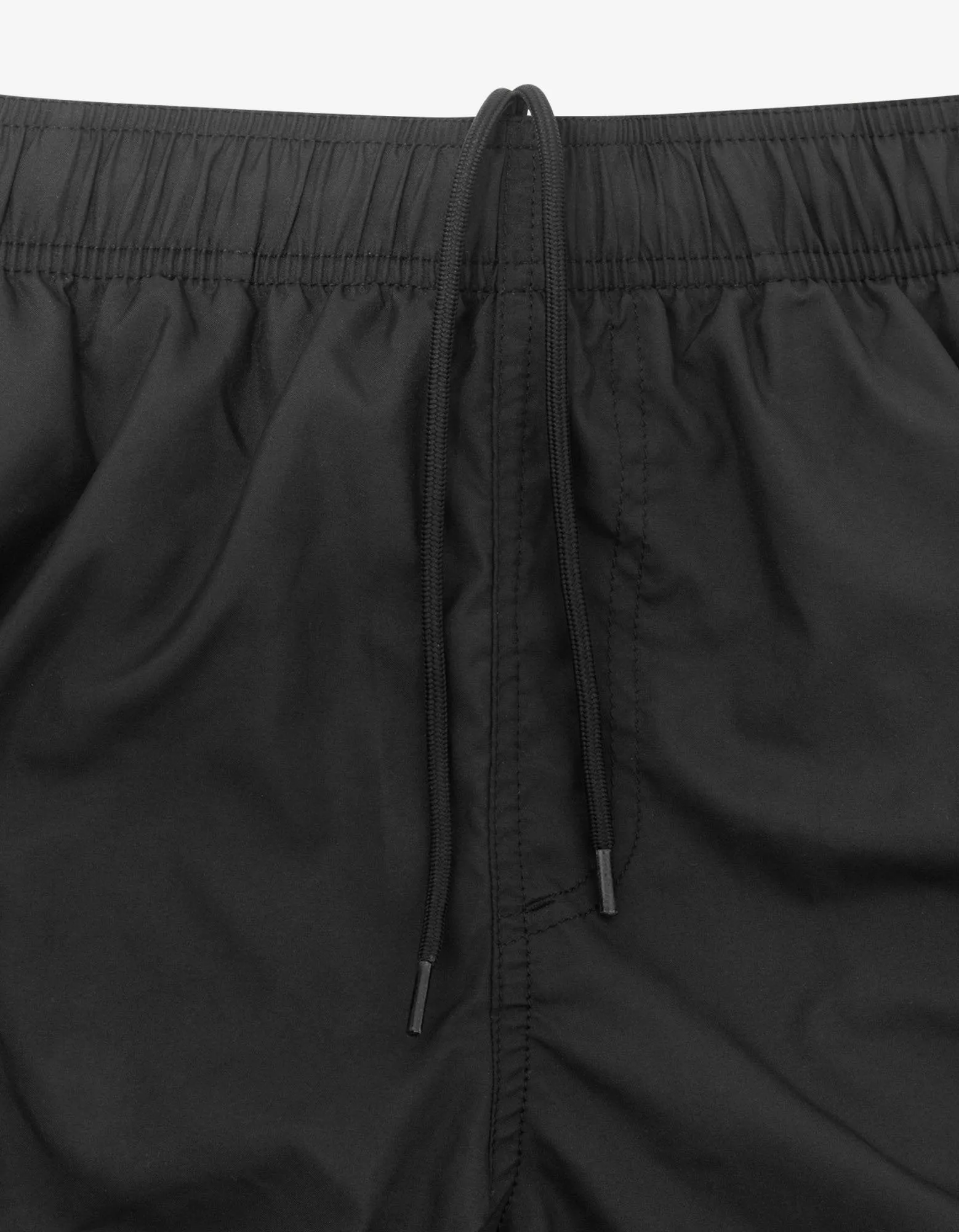 Black Classic Logo Long-Length Swim Shorts