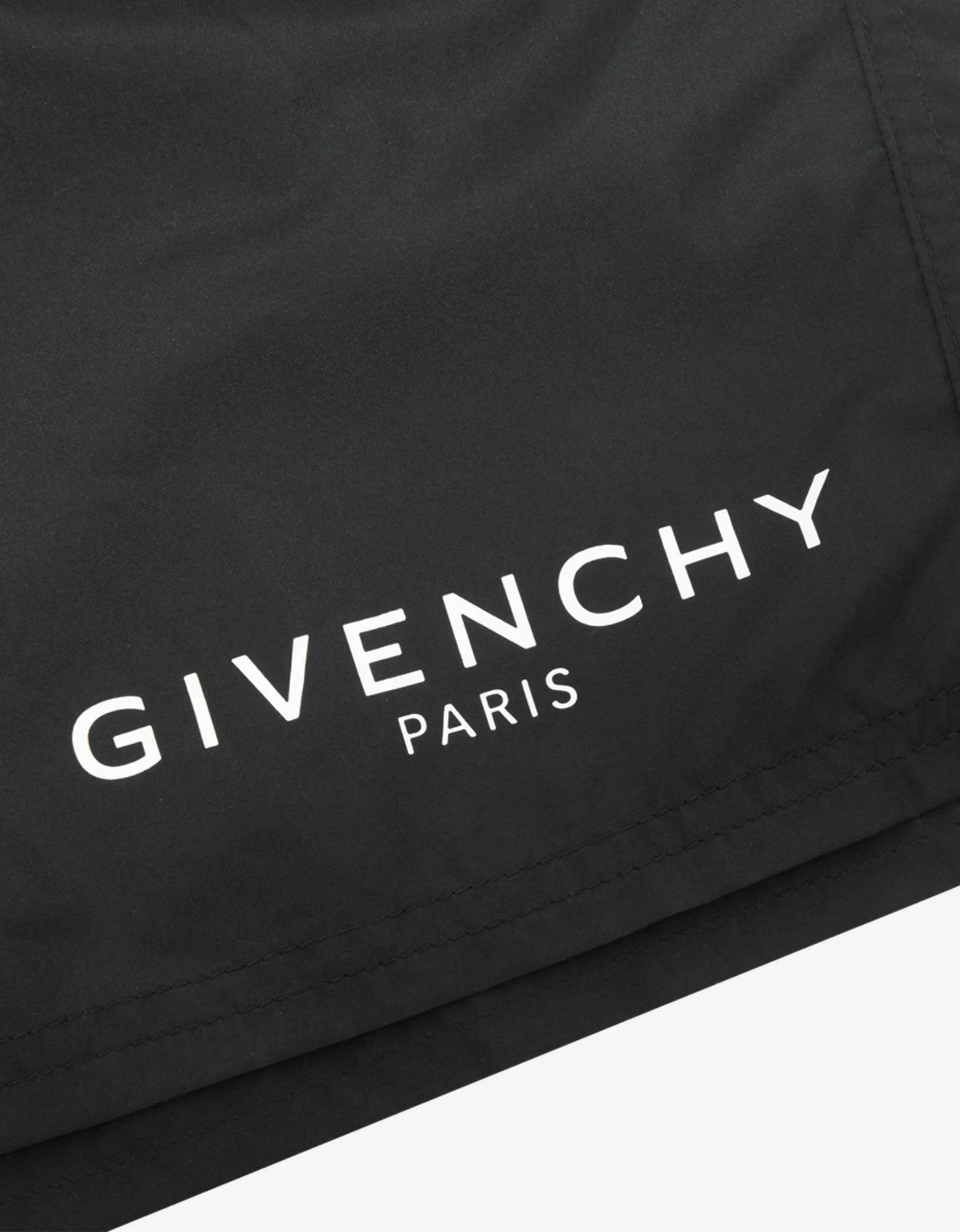 Black Classic Logo Long-Length Swim Shorts