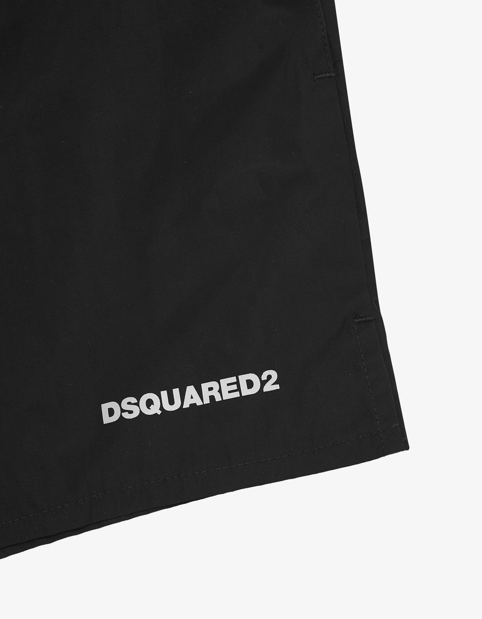 Black Icon Logo Swim Shorts