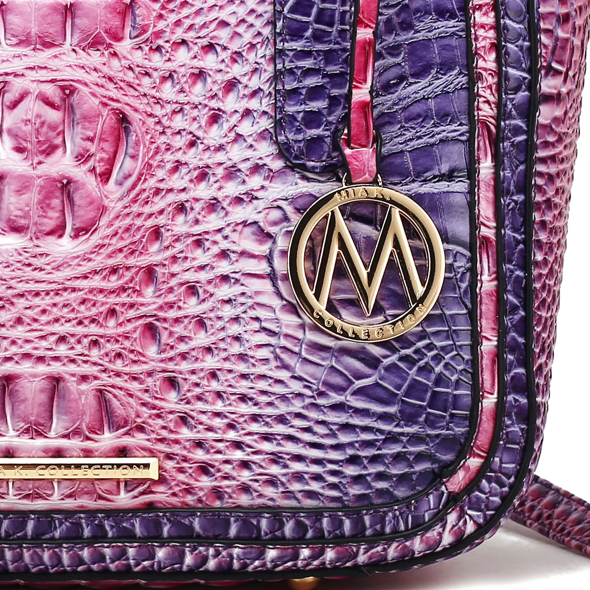 Bonnie Gradient Croc Shoulder Bag and Set