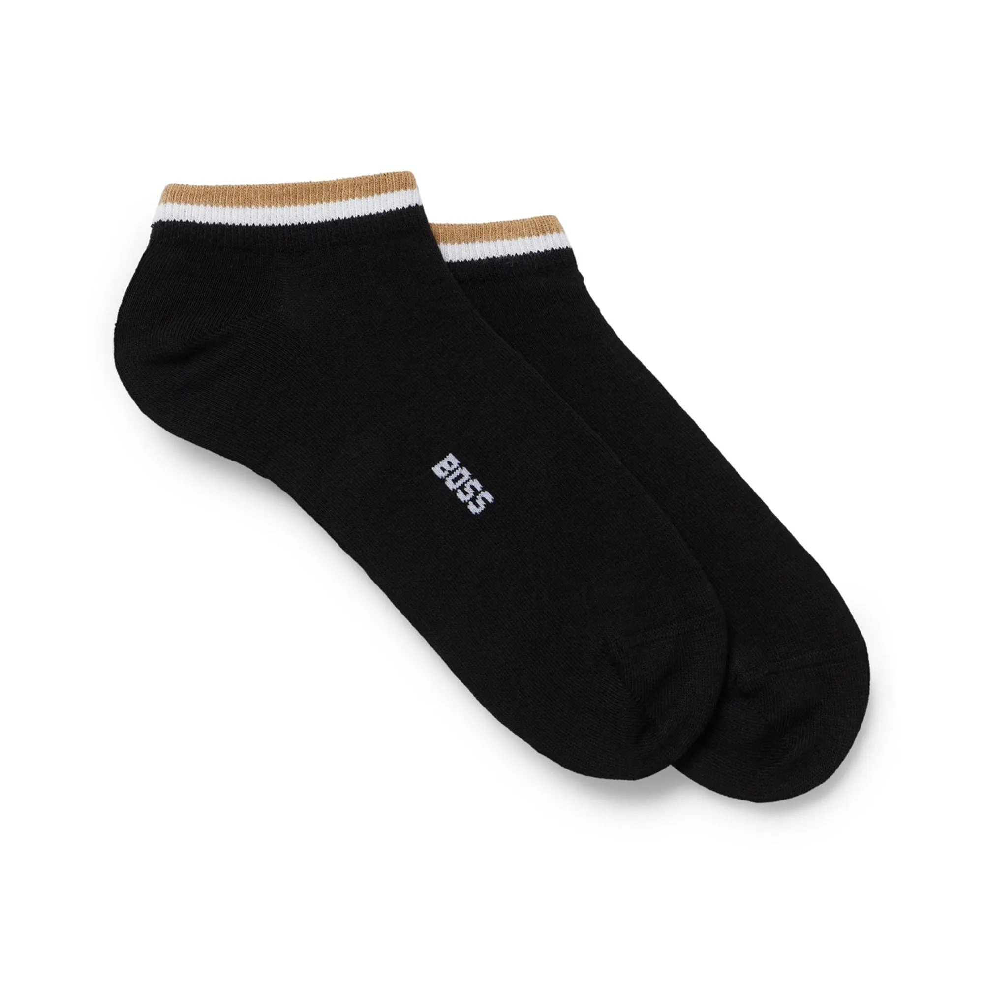 BOSS 2 Pair Signature Stripe Ankle Socks