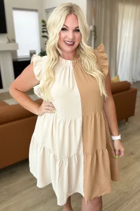 Break Even Ruffled Tiered Dress