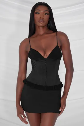 Cahier Corset Top - Black
