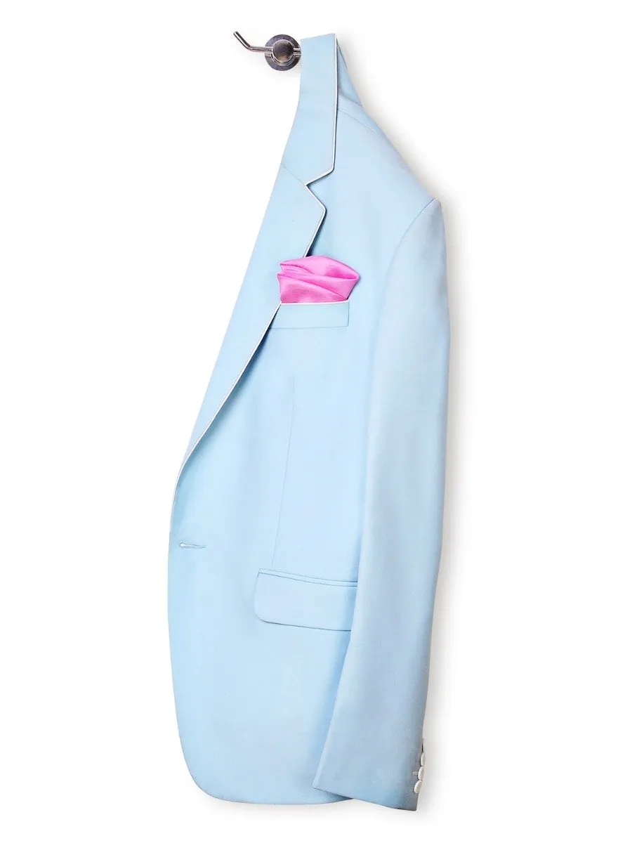 Chokore Pink Silk Pocket square for Men