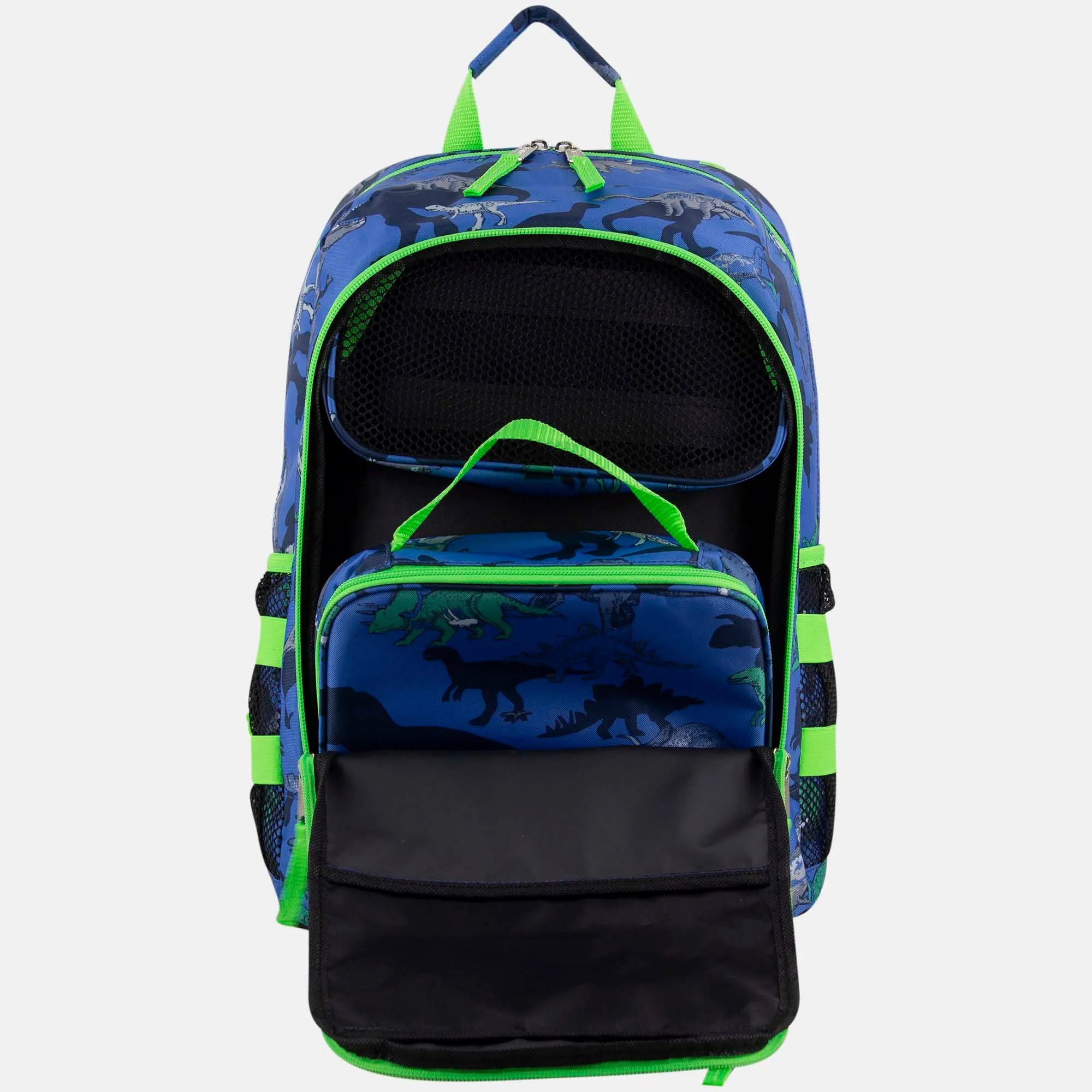 Compact 3-Piece Combo Backpack with Lunch Box and Snack/Pencil Pouch