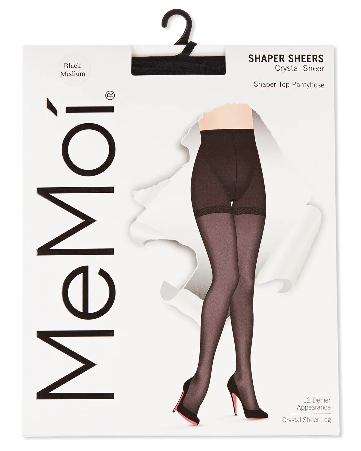 Crystal Sheer Shaper Control Top Tights