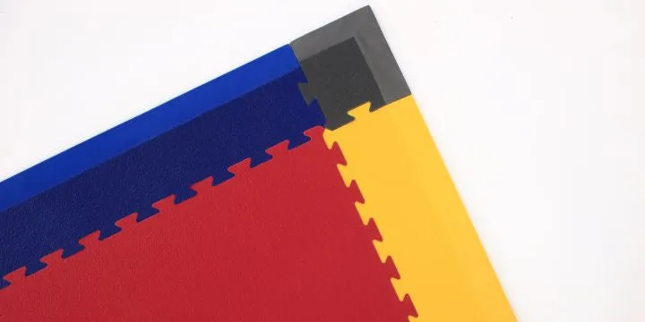 Flexihard Firm Gym Flooring Bevelled Corners