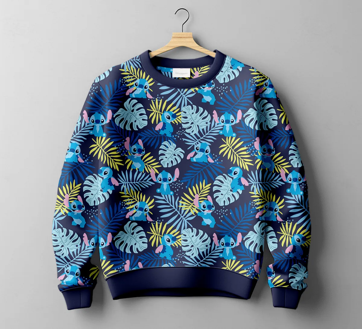 Fluffy Friends Ohana - Women's Crew Neck Sweatshirt