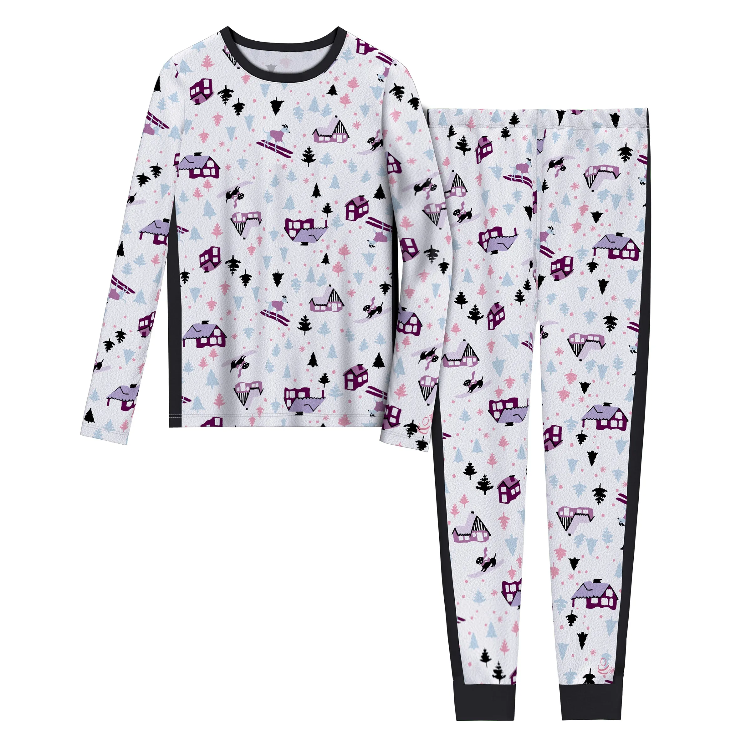 Girls Fleece 2 pc. Long Sleeve Crew & Pant Set
