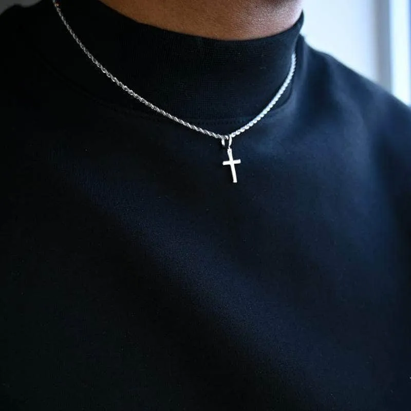 Gold Cross Necklace (Mini)
