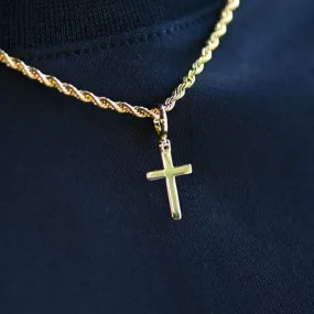 Gold Cross Necklace (Mini)