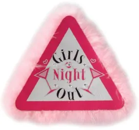 HENS NIGHT TRIANGLE BADGE