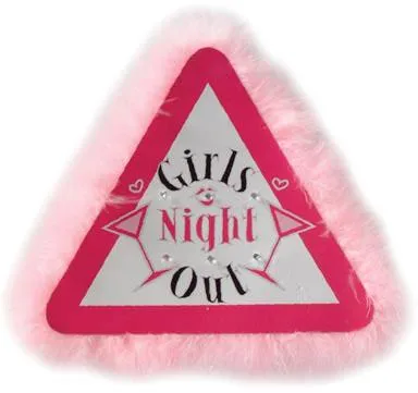 HENS NIGHT TRIANGLE BADGE