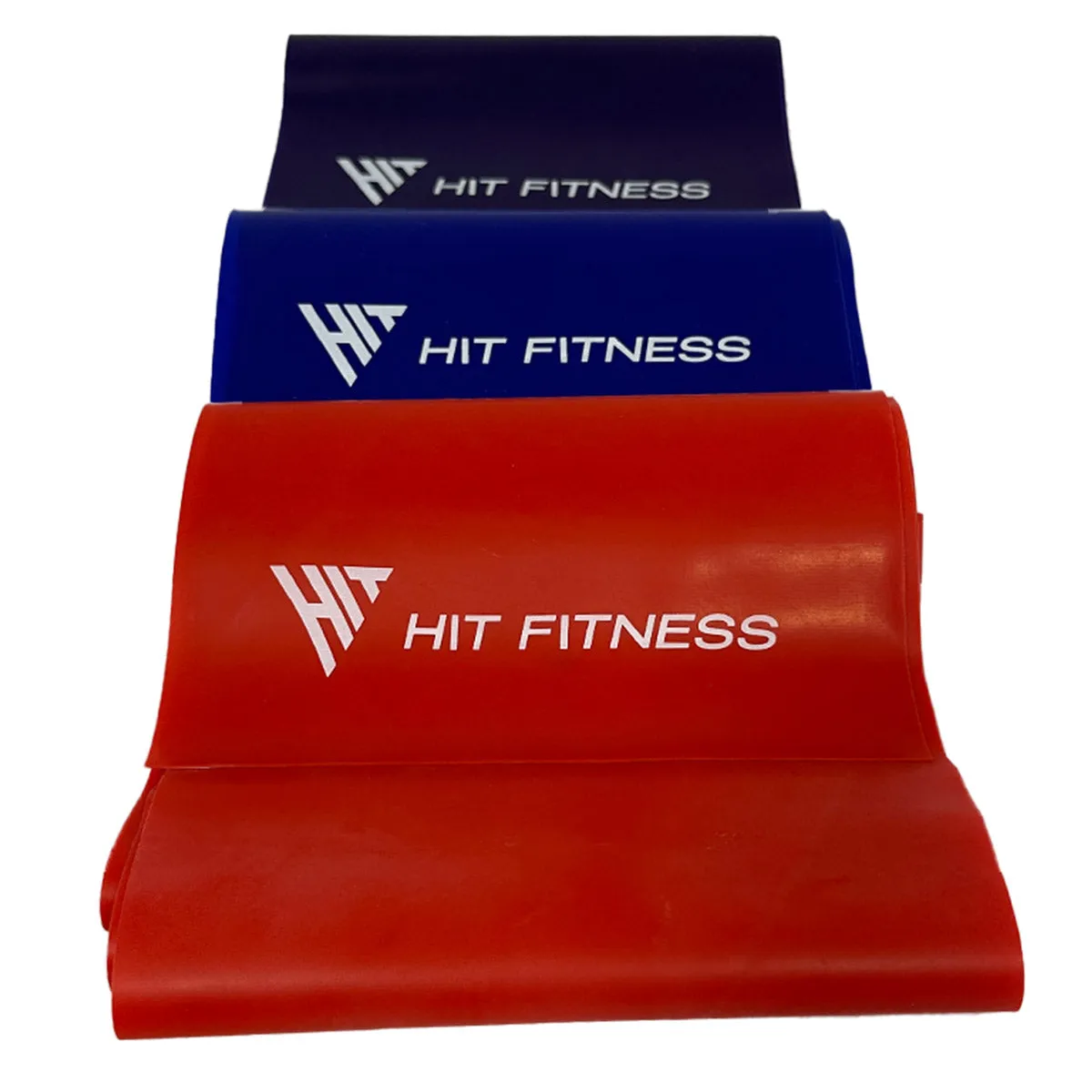 Hit Fitness Power Flat Resistance Bands | 3 Pack