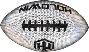 Holographic Luminous Light Up Reflective Footbal, White