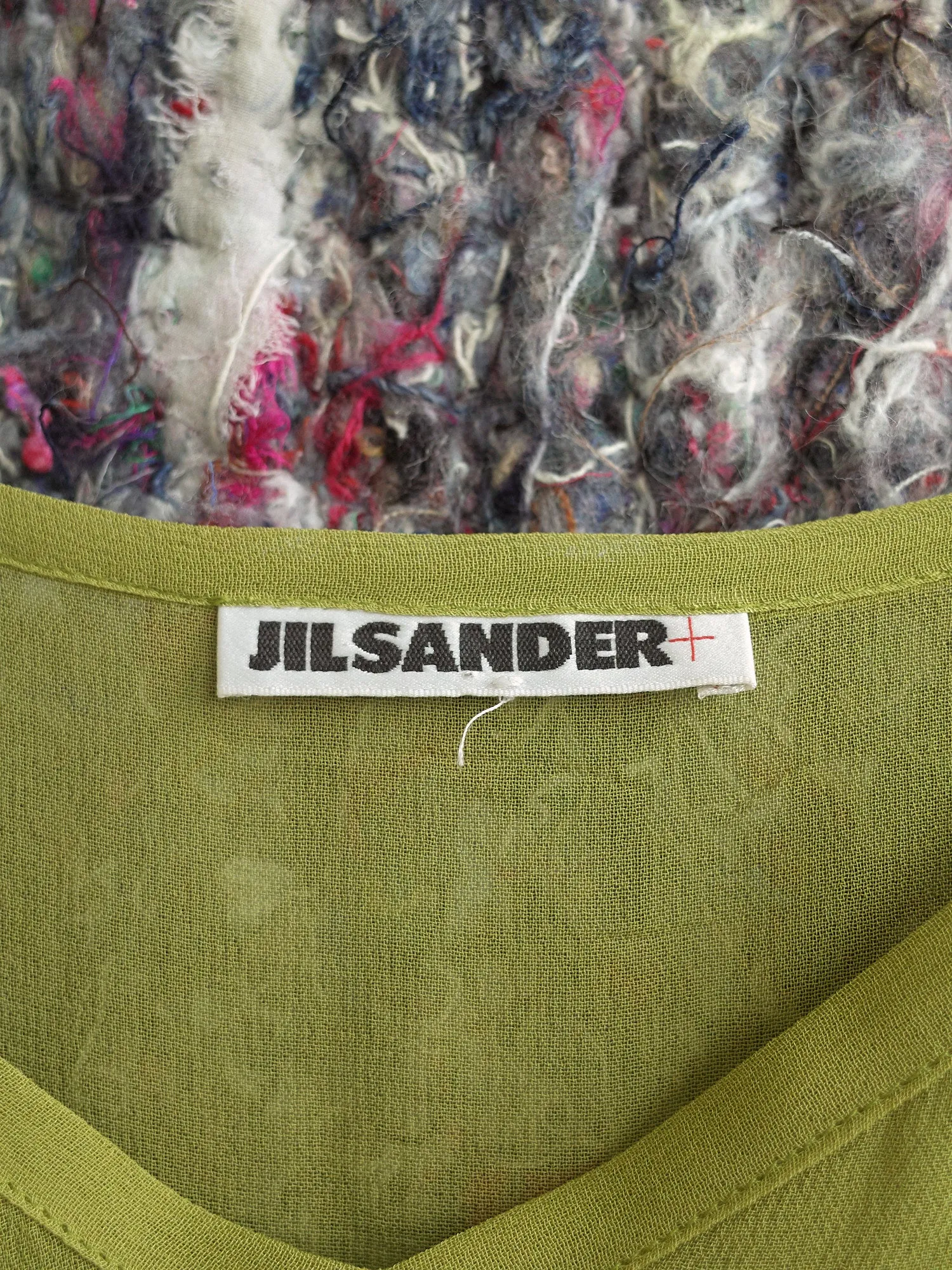 Jil Sander 1980s green sheer viscose camisole top - womens size 38