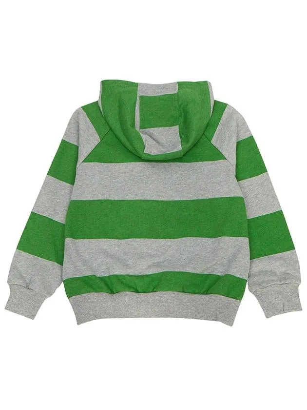Kids brushed hood zip up 2372014375 GREEN