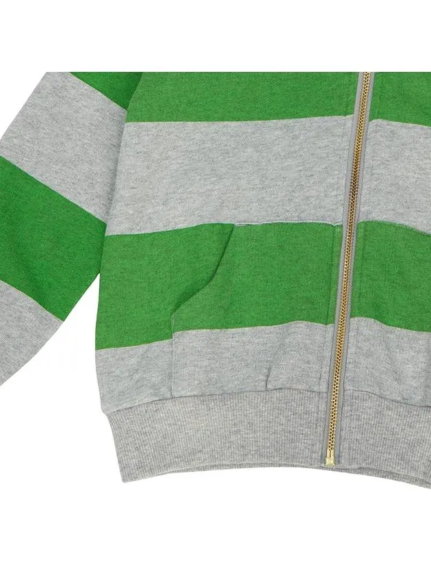 Kids brushed hood zip up 2372014375 GREEN
