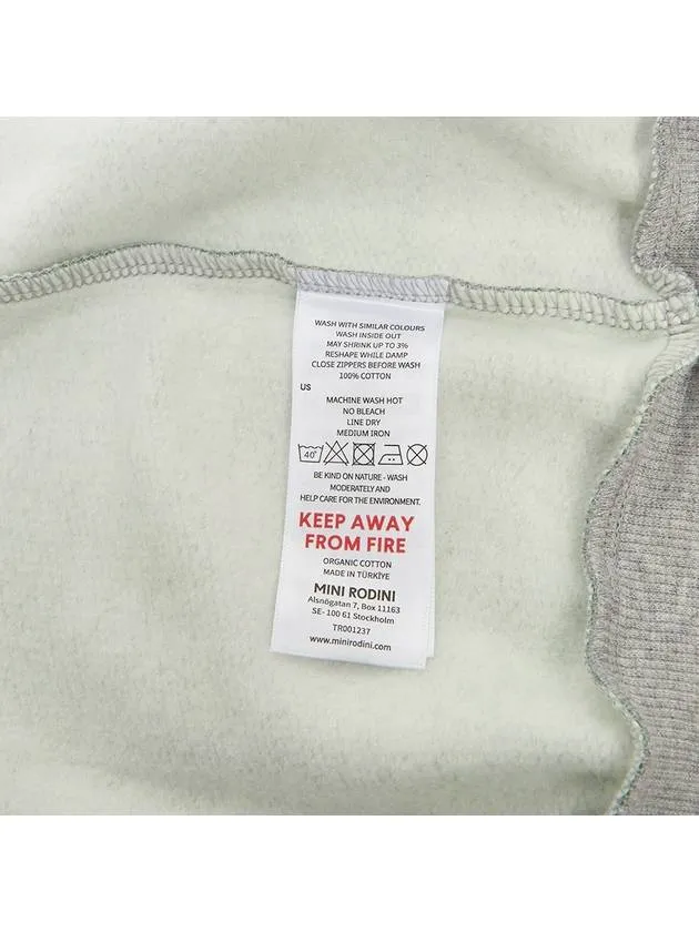 Kids brushed hood zip up 2372014375 GREEN
