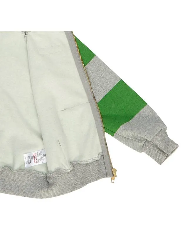 Kids brushed hood zip up 2372014375 GREEN