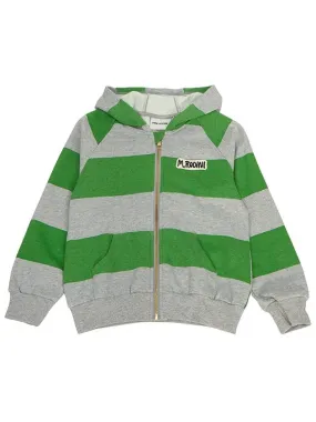 Kids brushed hood zip up 2372014375 GREEN