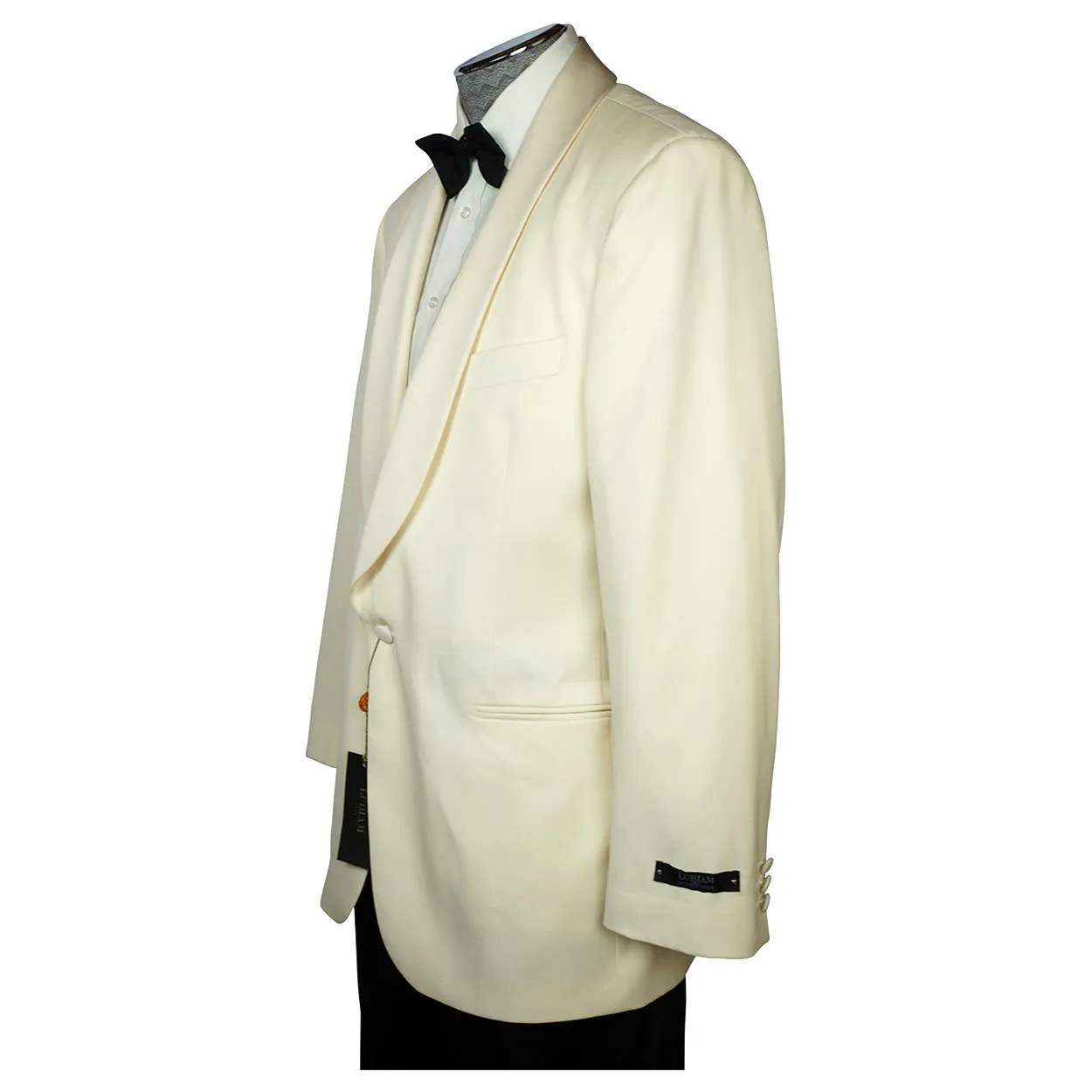 Lubiam Italy Mens White Dinner Jacket Wool by Loro Piana NWT Size 42 R Unused