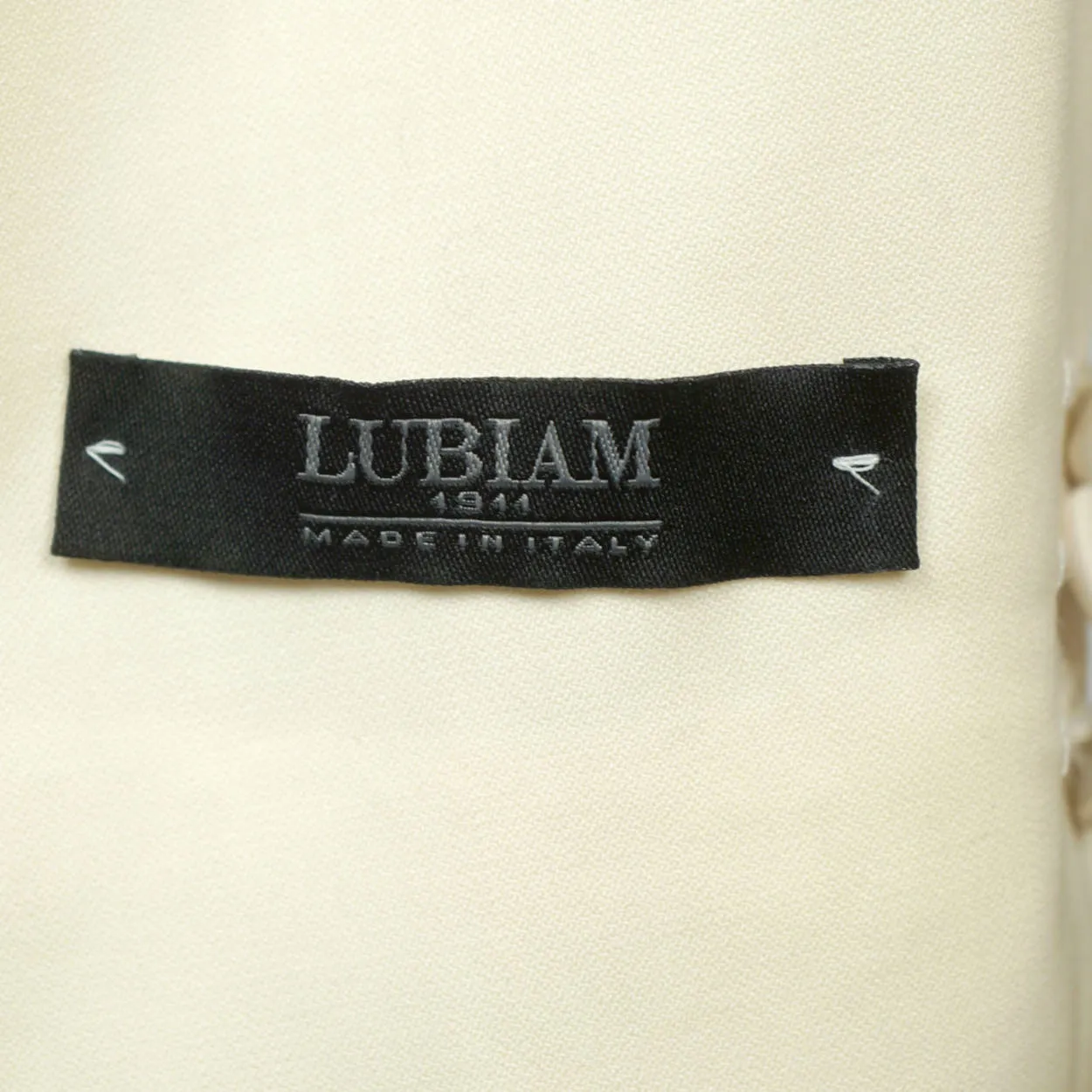 Lubiam Italy Mens White Dinner Jacket Wool by Loro Piana NWT Size 42 R Unused