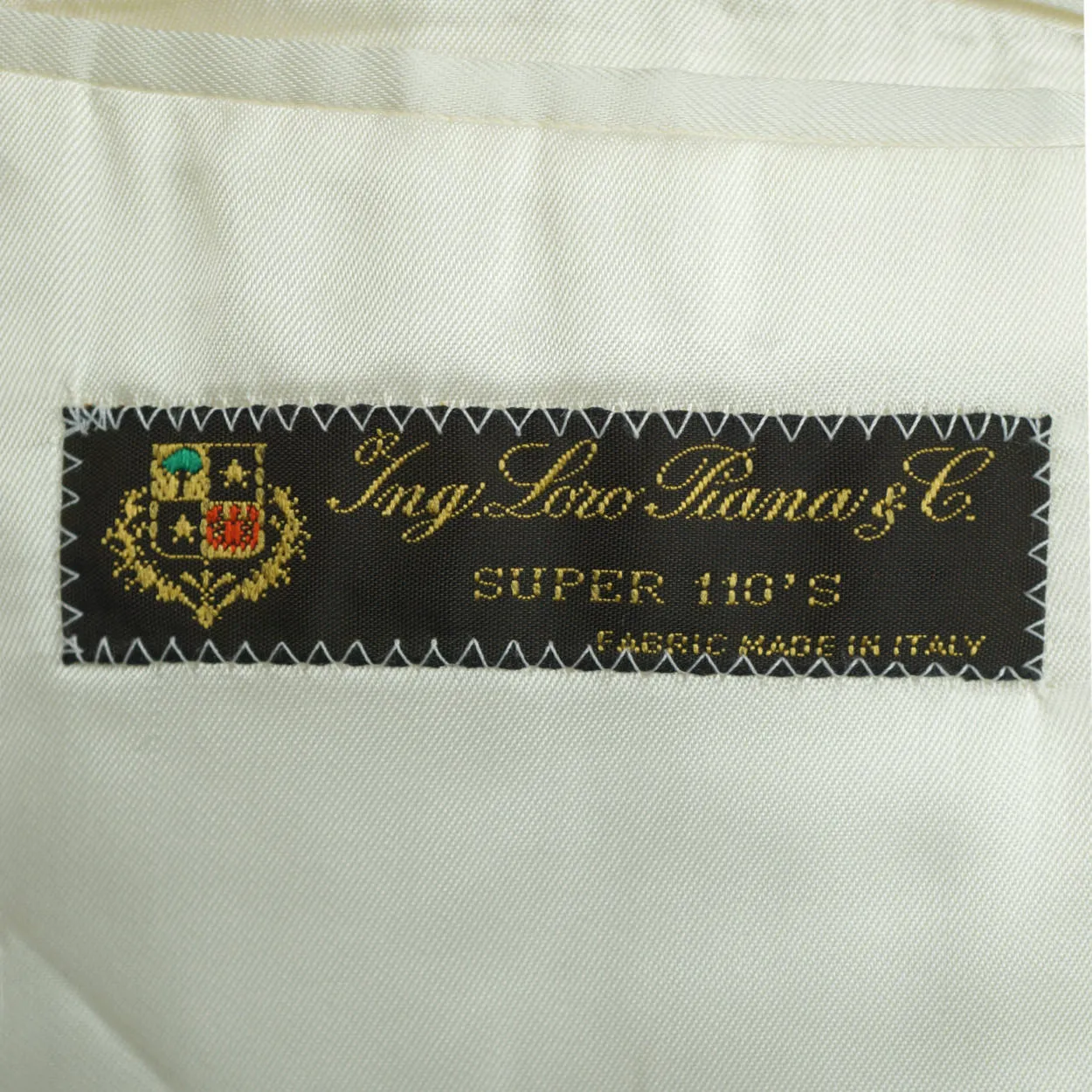 Lubiam Italy Mens White Dinner Jacket Wool by Loro Piana NWT Size 42 R Unused