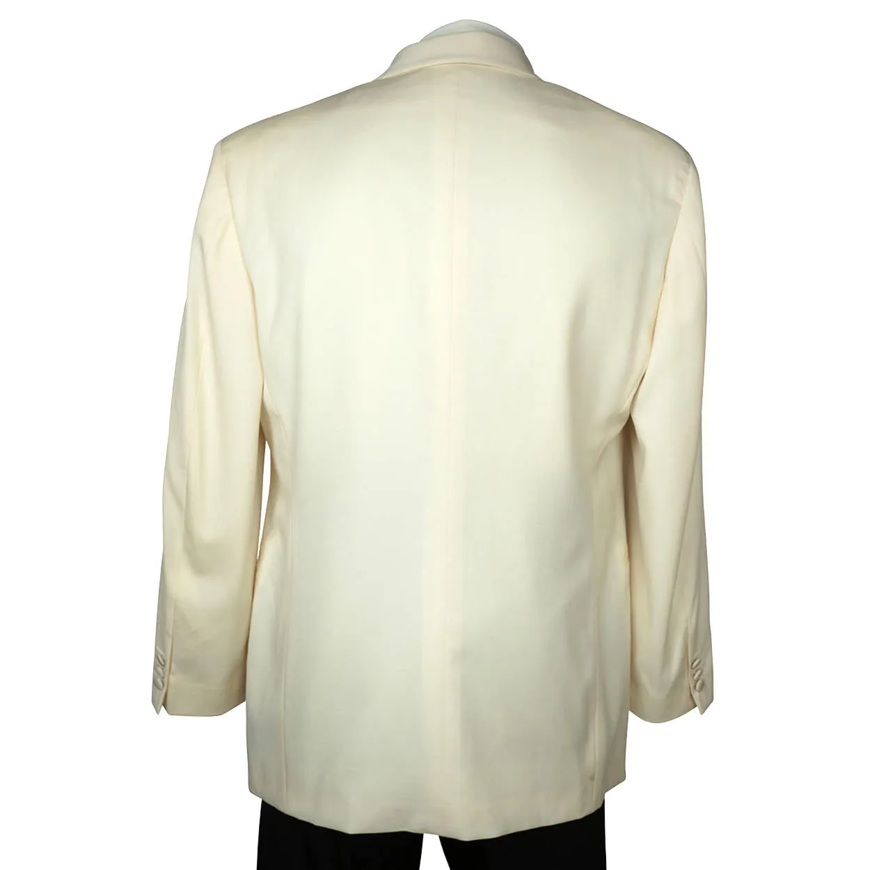 Lubiam Italy Mens White Dinner Jacket Wool by Loro Piana NWT Size 42 R Unused