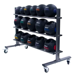 Medicine Ball Rack Empty (holds 16) - Black or Grey