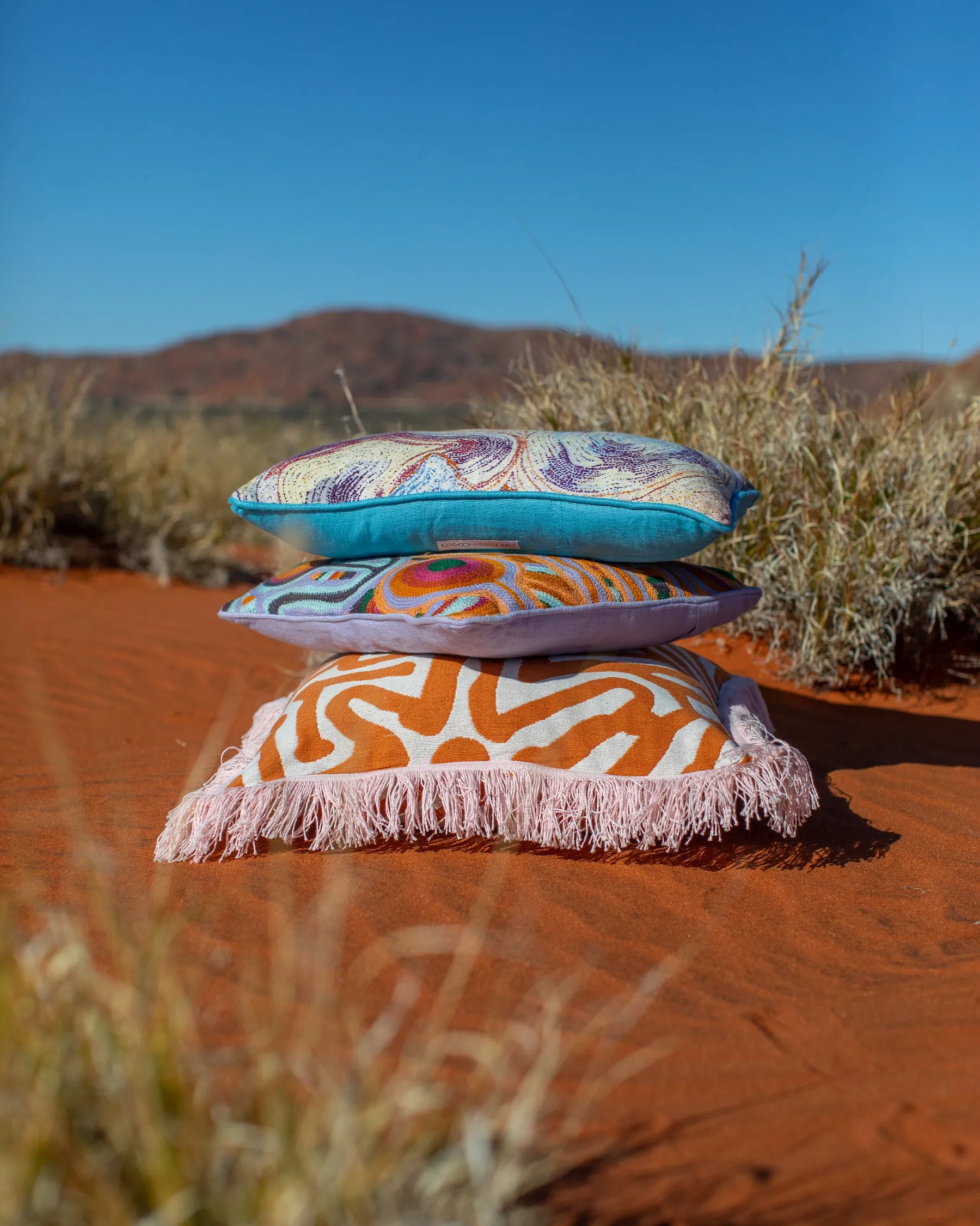 Ngayuku Ngura Embroidered Cushion