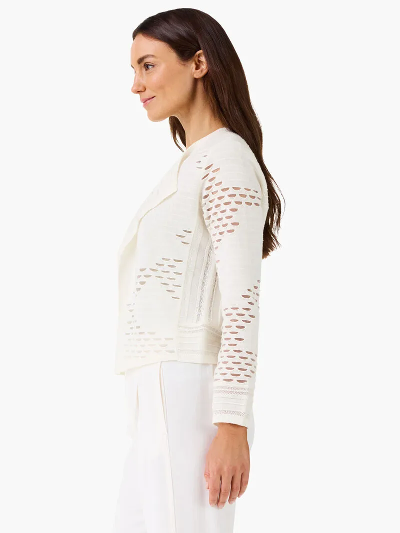 NIC ZOE Mixed Knit Cardigan