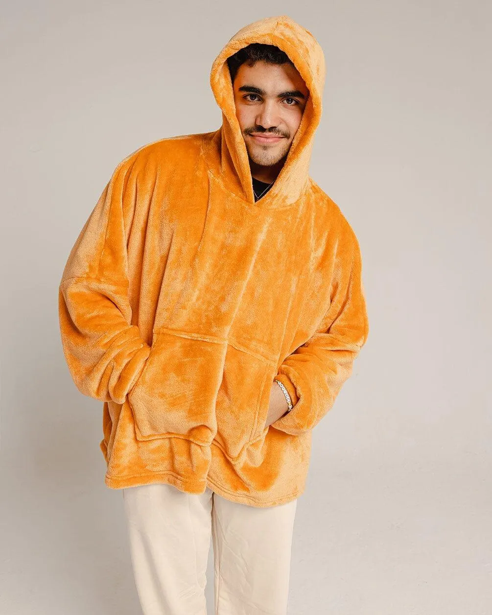 Orange Hoodie Blanket