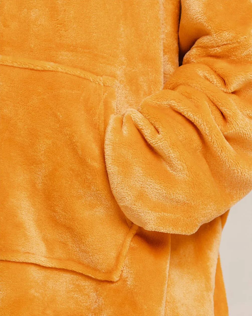 Orange Hoodie Blanket
