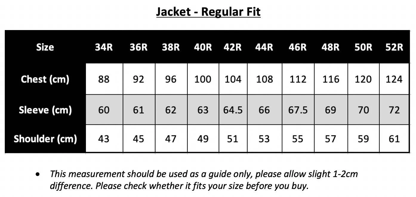 Orange Microfiber Suit Jacket