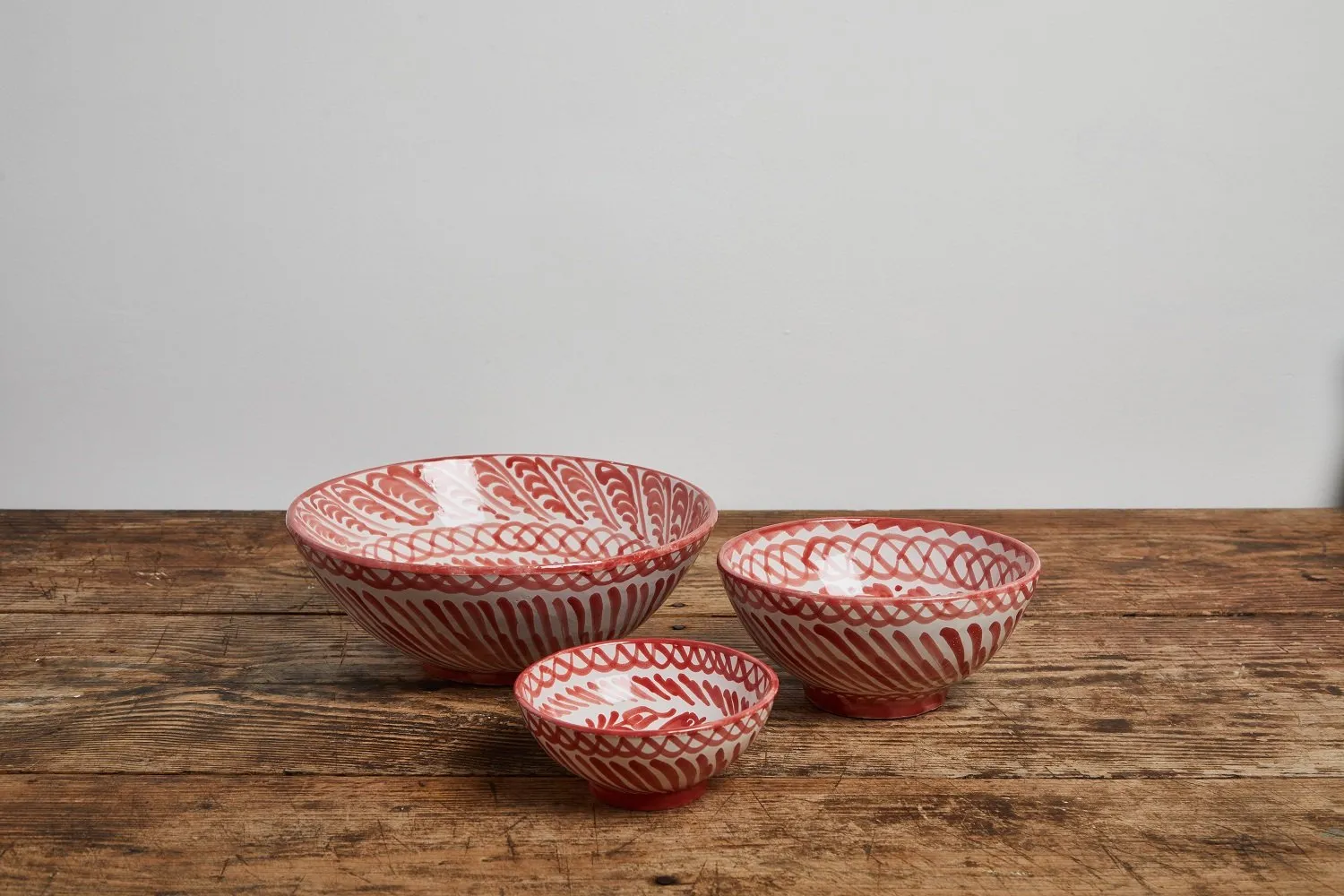 POMELO CASA Medium bowl with hand painted designs