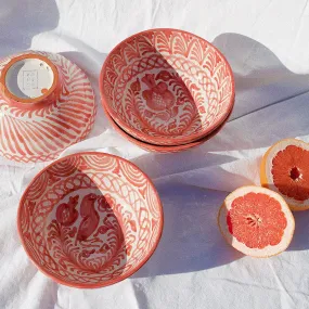 POMELO CASA Medium bowl with hand painted designs