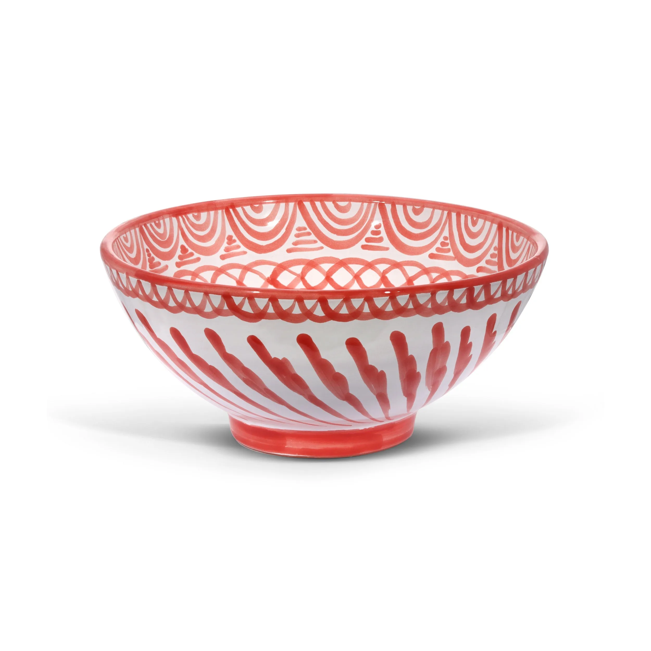 POMELO CASA Medium bowl with hand painted designs